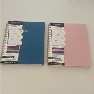 Bundle 2026 and 2025 Weekly At-a-Weekly Hourly Planners. NWT.